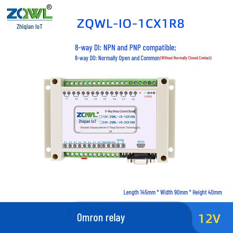 

Zhiqian IoT 8-Channel Serial Control Relay Module