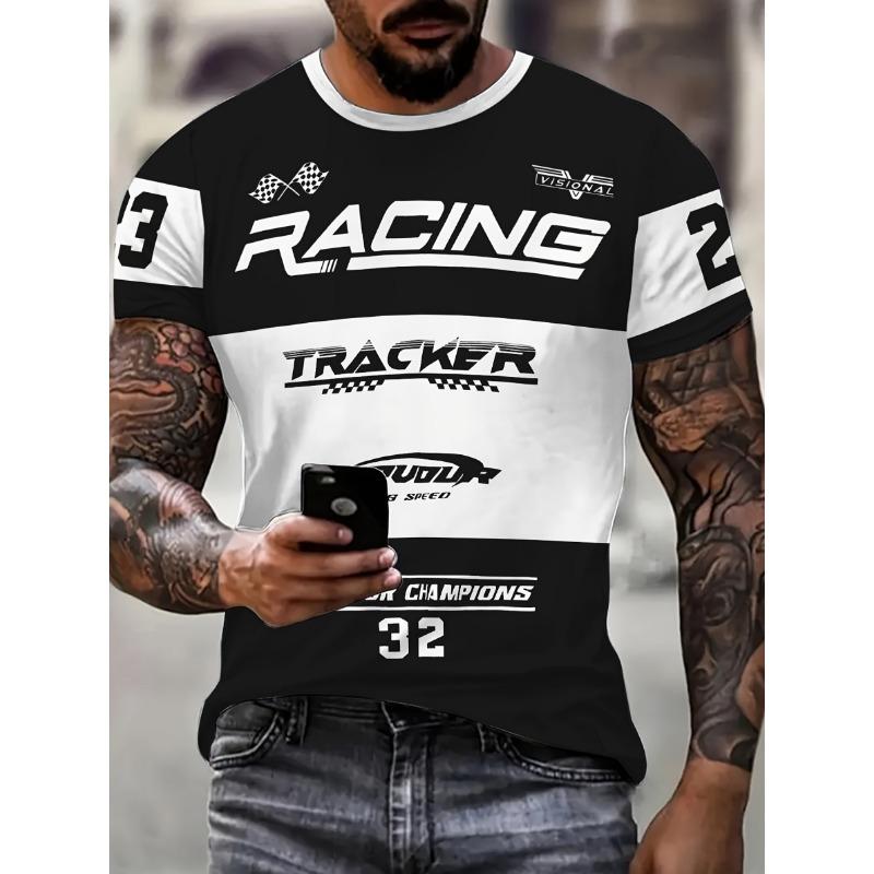 Summer 3D Printed Large-sized Men's T-shirt - Quick-drying Breathable Loose-fitting and Comfortable Suitable for Daily Wear
