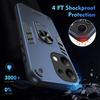 For Xiaomi Redmi Note 13 Pro 4G/Poco M6 Pro 4G Case Magnetic Car Mount Kickstand Phone Cover