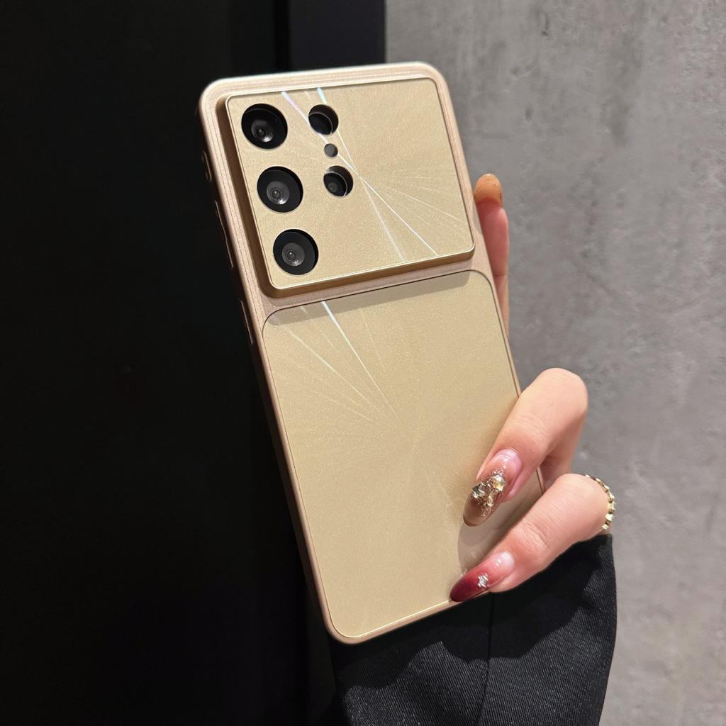 Für Samsung Galaxy S26 Ultra Bunte Laser-Aurora-Handyhülle Kameraschutz Stoßfeste Panzerhülle Für Galaxy S26 Ultra