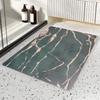Anti-slip Rubber Bottom Mat Waterproof Quick Dry Floor Mat Diatomite Bath Mat Absorbent PU Mat Anti-Slip Bathroom Mat