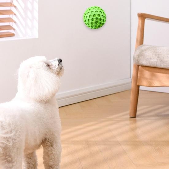 Tough Dog Chew Toy Indestructible Dog Chew Ball for Aggressive Chewers Interactive Squeaky Ball Toy for Large Medium Dogs