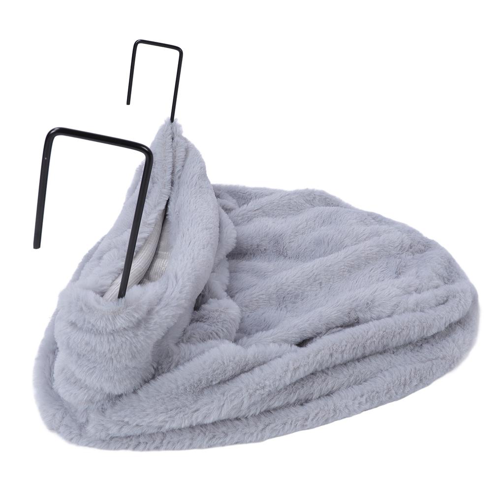 Cat Hammock S Style Plush Space Saving Soft Warm Enhanced Comfort Cat Hammock Bed for Home Indoor