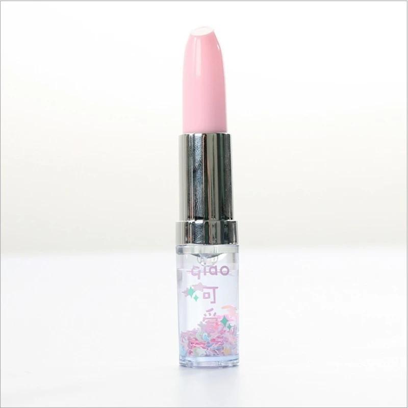 4pcs/lot Creative Lipstick Neutral Pens Portable Quicksand Gel Pen Students Stationery Office Supply Back To School Gift