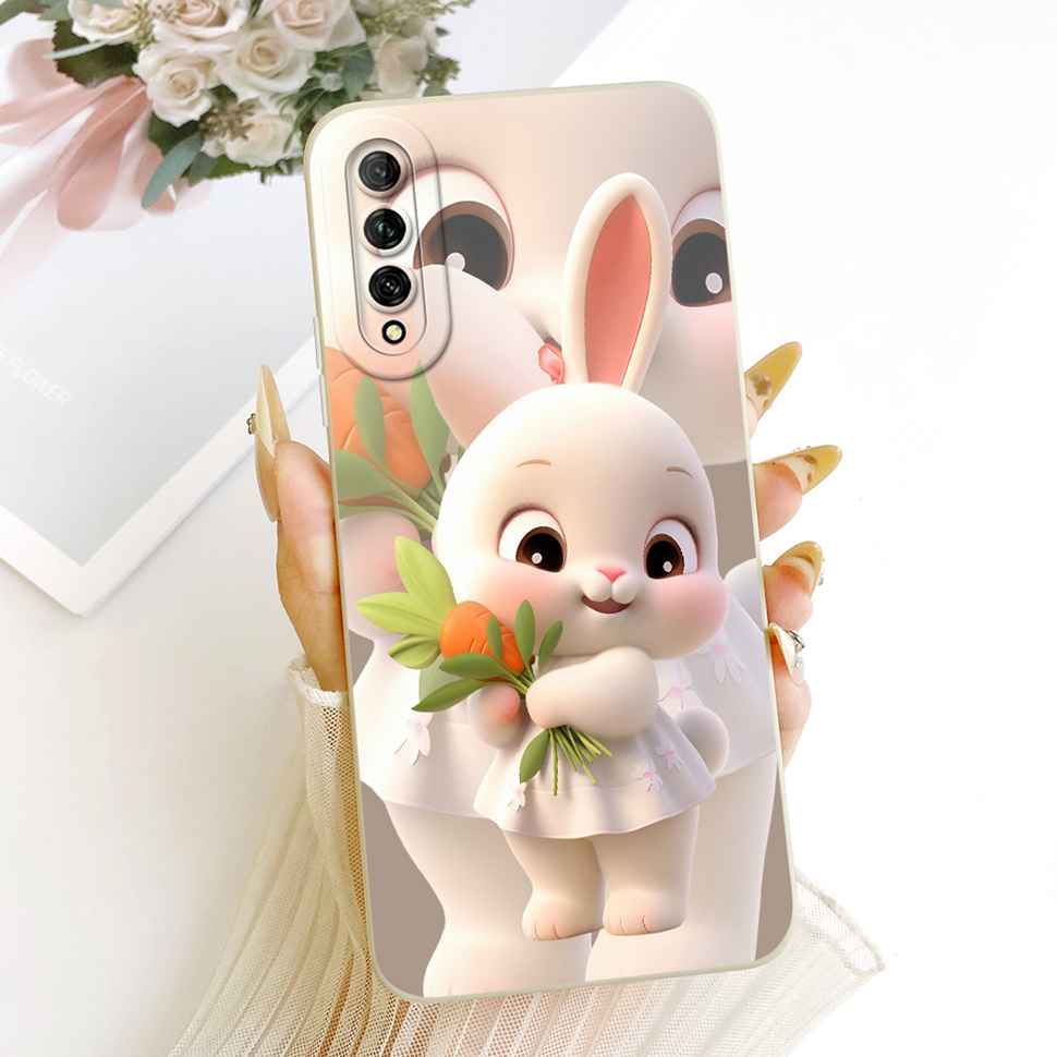 For Huawei Y9s Case Stylish Pretty Girls Flower Cover Soft Silicone Case For Huawei Y9s Y 9s STK-L21 STK-LX3 STK-L22 Back Cover