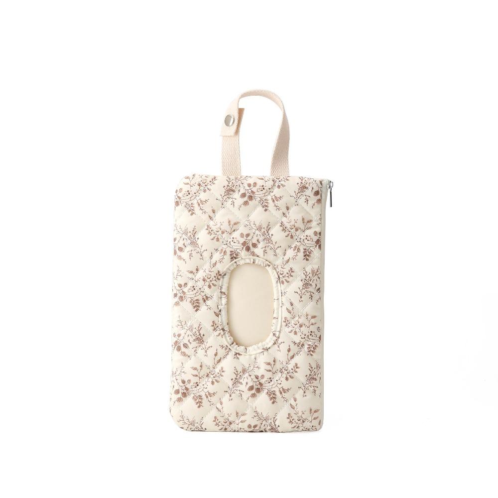 

Organization Portable Design Baby Tissue Box Removable Travel Essential Stroller Hanging Bag Wet Wipes Case Baby Care бежевый