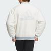 adidas Fleece Collegiate Padded Jacket With Letter Logo Embroidery And Color Block Men Outerwear Pink White IL8917