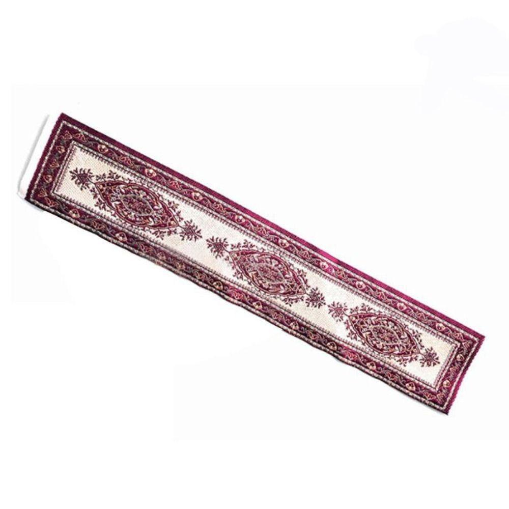 Multi-colored Miniature Woven Rug 1:12 Scale Mini Floor Coverings Doll House Tableflag  Dollhouse