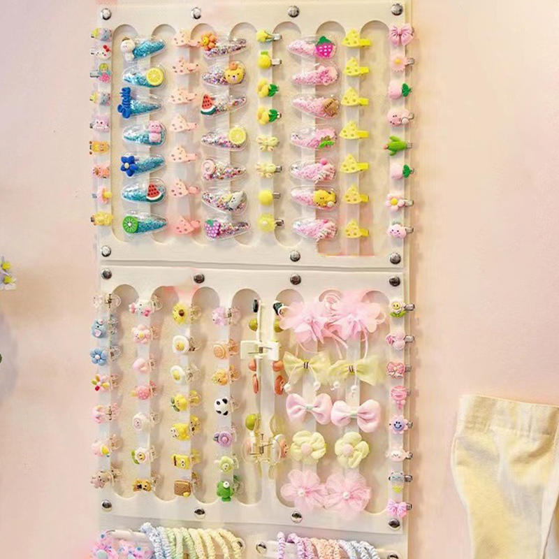 Felt Hanging Storage Organizer Wall Decor Hair Bows Storage Hair Clips Hair Rope Glasses Organizing Storage For Hair Accessories