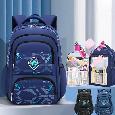 2023 neue Grundschüler Schule Tasche Casual Tragbare Kinder Buch Tasche Klasse 1-3-6 Kühlschrank Offenen Student rucksack