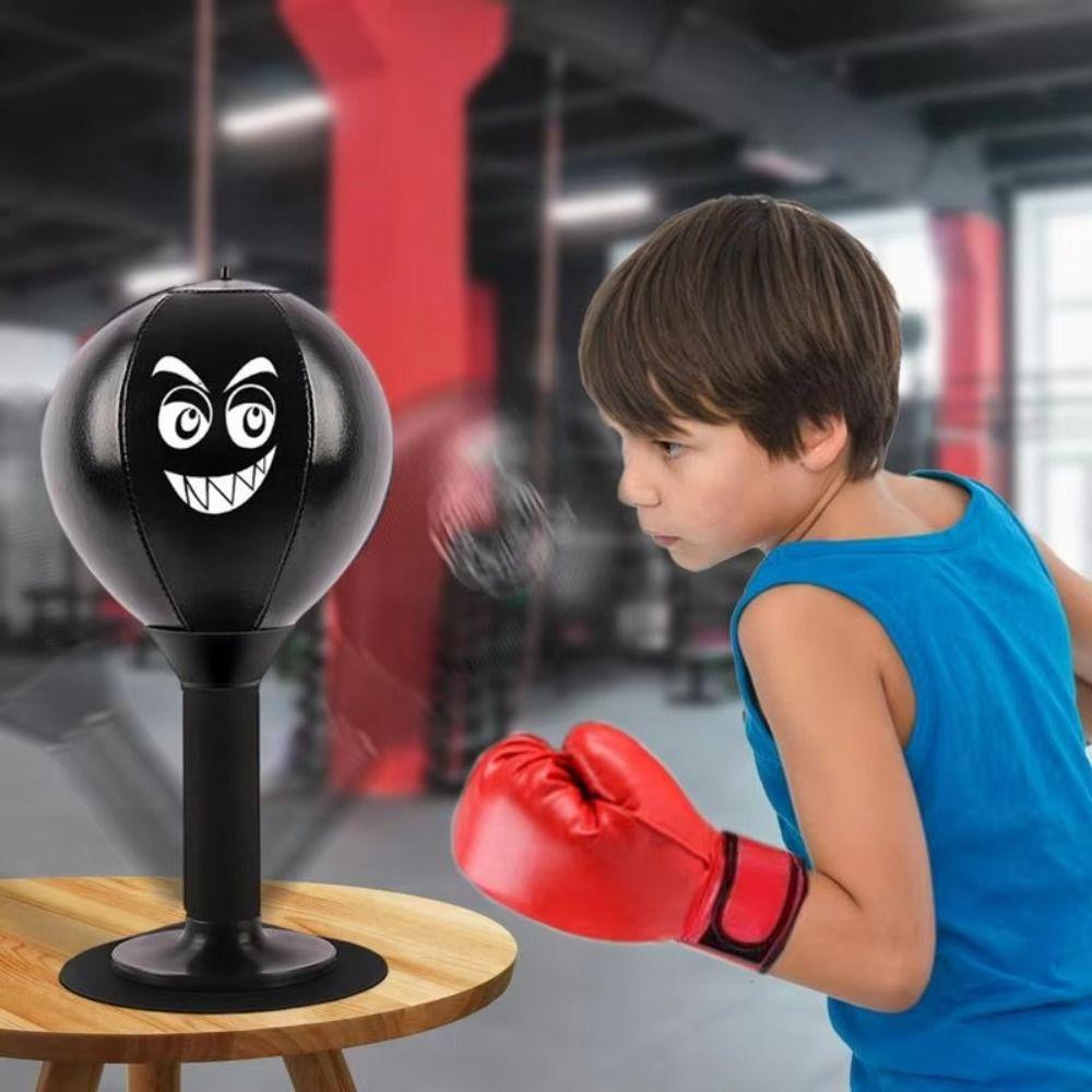 Wall Mountable Boxing Training Bag Inflatable Desk Boxing Punch Ball  Boxing Equipment