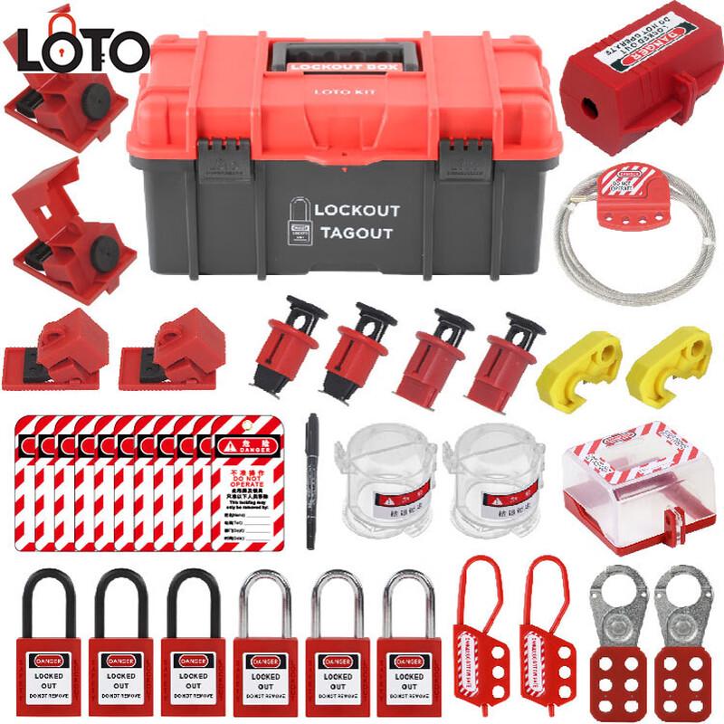 Kit de Candado de Seguridad Portátil LOTO Estación de Trabajo