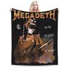 Killing Is My Business  Rock Band Blanket Flannel Megadeths Lightweight Throw Blanket for Car Sofa Couch Bedspread