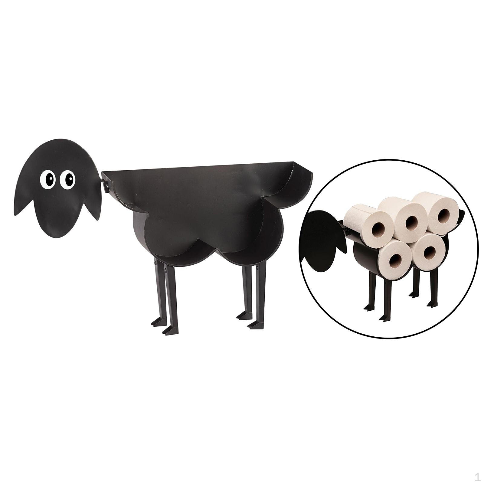 

Decorative Cast Iron Sheep Roll Holder, Wall Mounted or Standing for Bathroom, Bathroom Accessories,