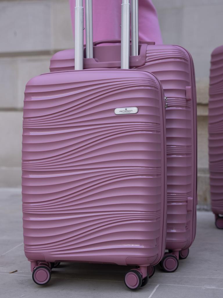 PTN WA06-SET3-2471 Pink Suitcase Set