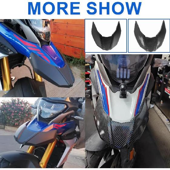 TINYME Mud Flap Motorcycle Front Fender Beak Nose Cone Extension Wheel Cover Fairing Winglets For G310GS G 310 GS G310 GS G 310GS 2017 2018 2019 2020