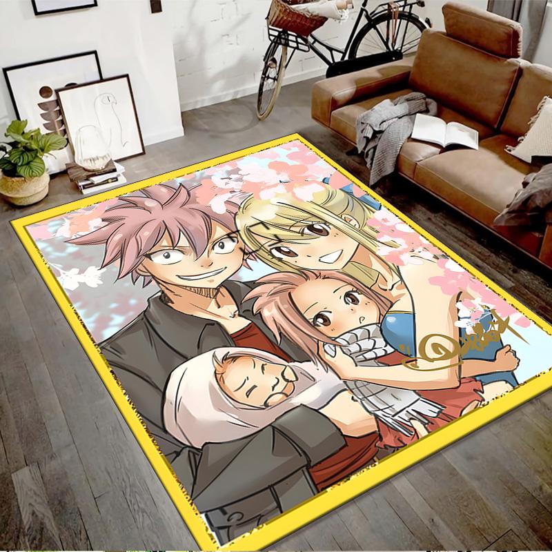 1pc Fairy Tail1 Design Printed Area Rug Carpet for Bedroom Living Room Home Decor Rugs Mat Non Slip Mat Rug for Bedside
