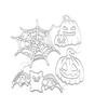 Halloween Pumpkin Bat Spider Web Pattern Scrapbooking Craft Die 3D DIY Festival Card Making  Happy Halloween