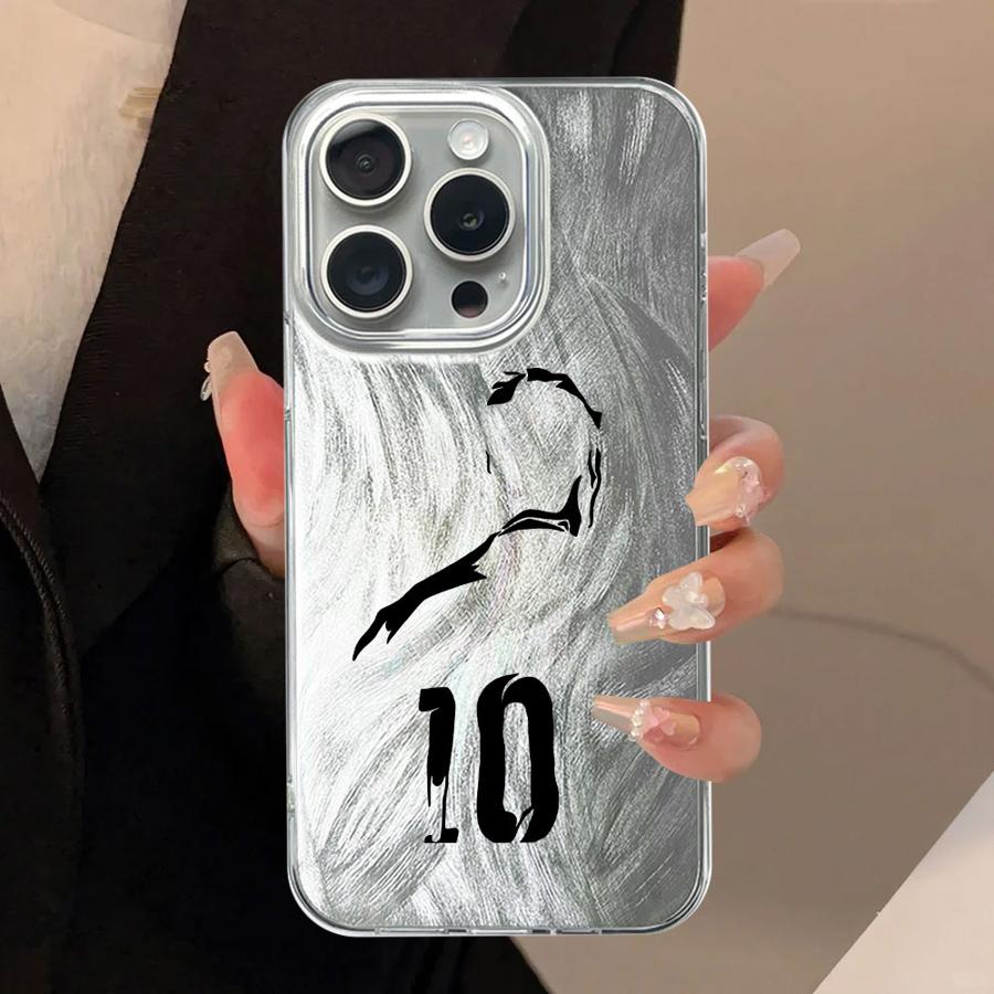 

Мультяшный чехол для телефона CR 7 для iPhone 14 Plus 16 Pro Max 11 12 13 Pro 15 17 Air 14 16e Мягкий корпус iPhone 13 Pro