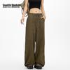 Beautiful Wardrobe Women's High-Waist Pure Cotton Loose Casual Pants