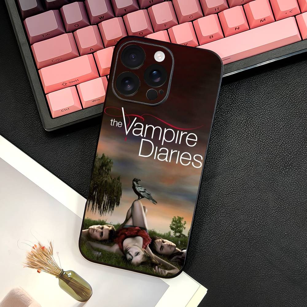 Горячий Чехол Для Телефона The V-Vampires D-Diaries Для IPhone 16 15 14 13 12 11 PRO MAX PLUS Mini TPU Мягкий Приятный Для Кожи Чехол iPhone12