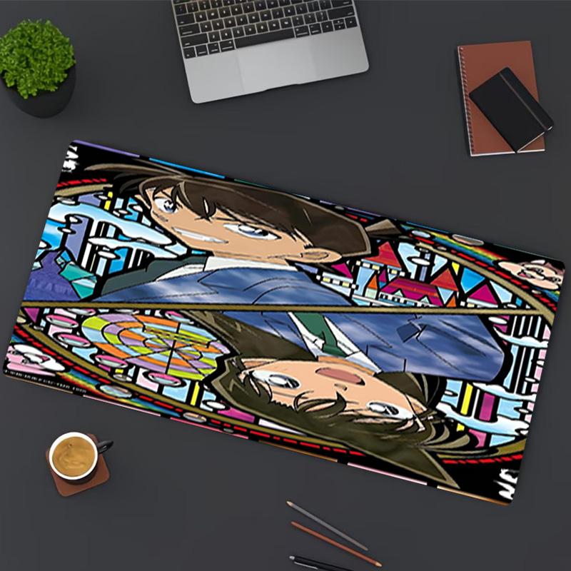 Detective Conan Print Mouse Pad, for Keyboard Pad Laptop PC Mat for Office Home Use, Desk Decor, Perfect Birthday Gift for Gamers
