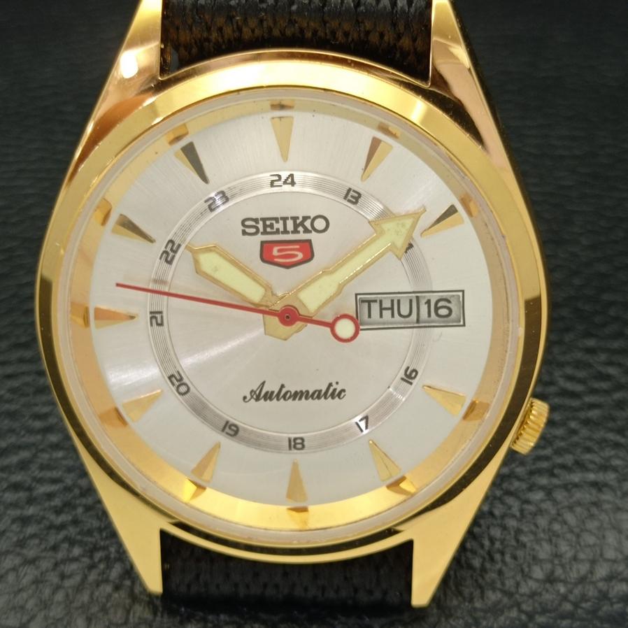 REPASOVANÉ VINTAGE SEIKO 5 AUTO 6309A JAPONSKÉ PÁNSKÉ HODINKY SE STŘÍBRNÝM CIFERNÍKEM a425928-2