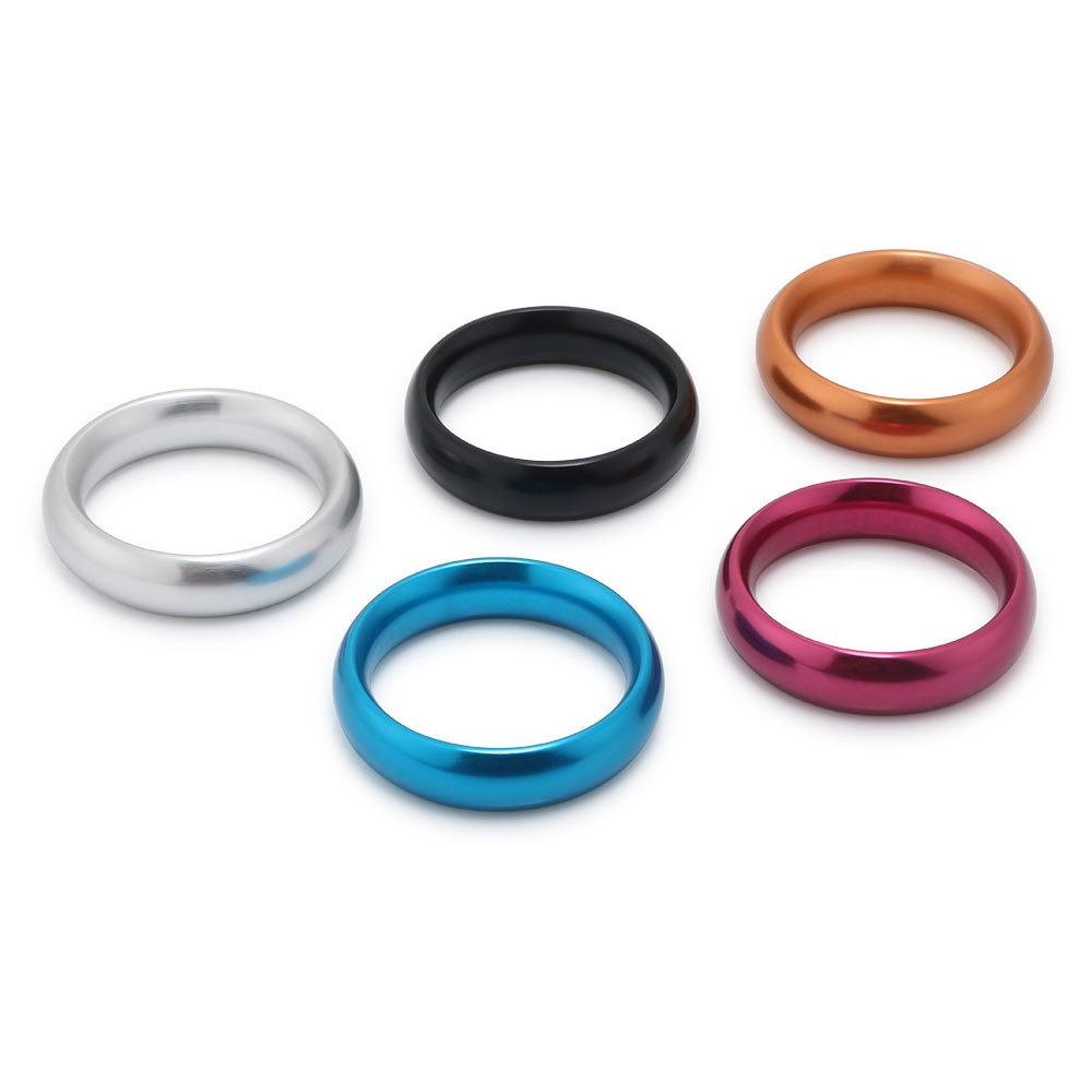 Metal Donut Cock Ring for Men Aluminium Steel Cockring for Erection and Delay Ejaculant  40MM 45MM 50MM