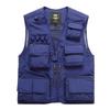 Men's Casual Outdoor Unloadable Multifunctional Reporter Travel Photography Mesh Quick Drying Fishing Vest Men