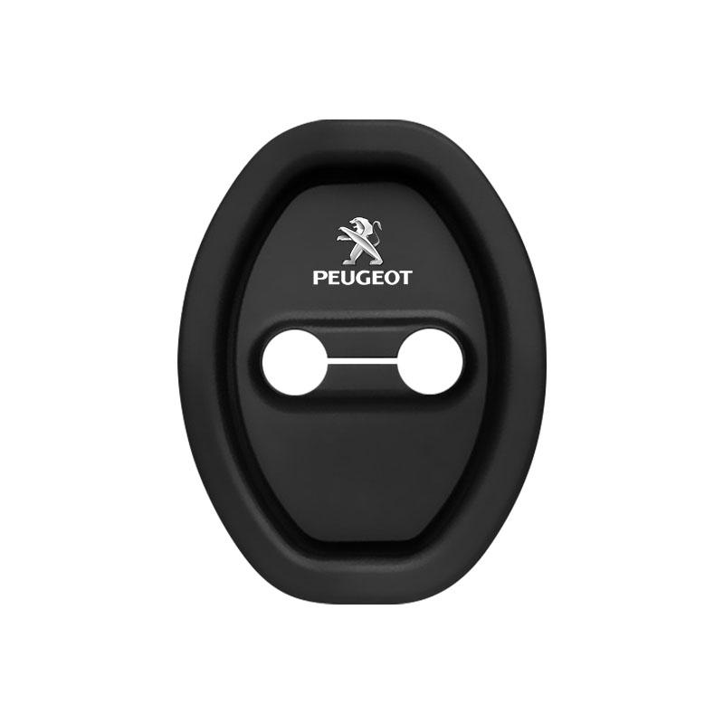 For Peugeot 206 208 306 307 308 407 408 508 2008 3008 407 508 2008 5008 307 308 206 207 208 4Pcs Car Door Stopper Cover Door Lock Protective Covers