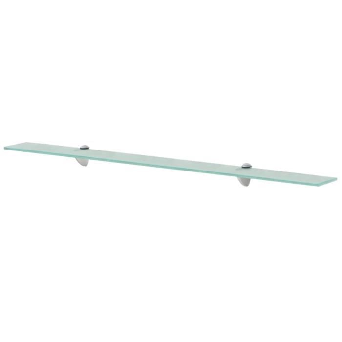 VidaXL Étagères murales 2 pcs Verre 100 x 10 cm 8 mm