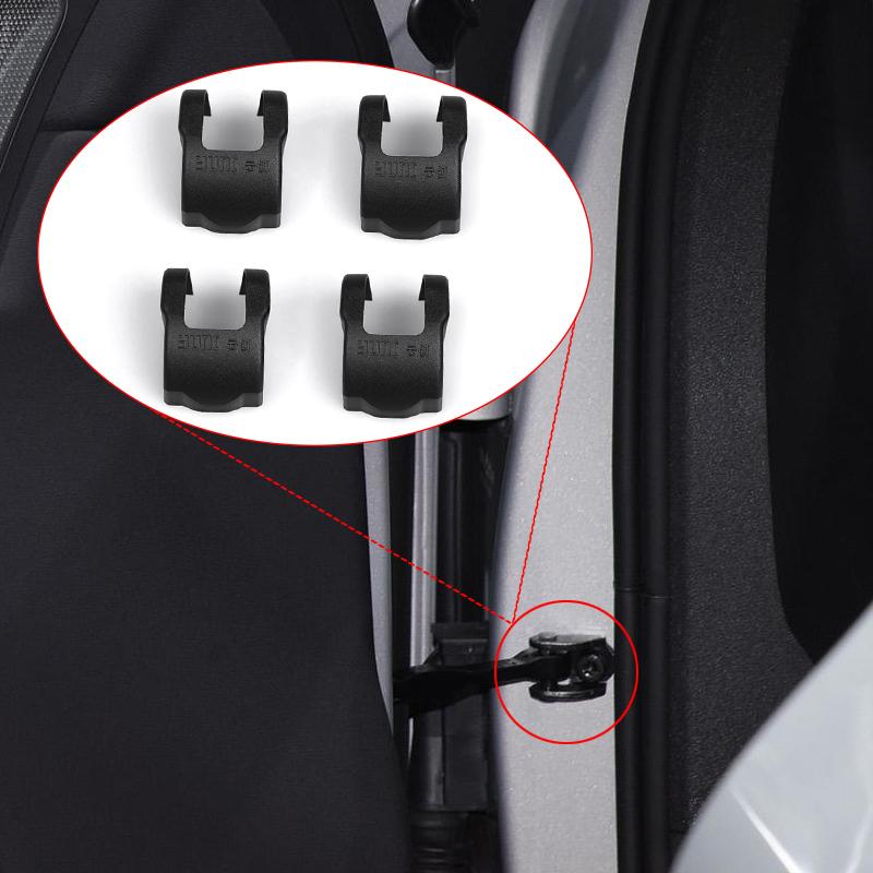 4pcs ABS Car styling Door Check Arm Protection Cover For Volvo XC40 S60 XC60 V60 XC90 V40 S90 C40 V90 Polestar 1 2 2004-2024
