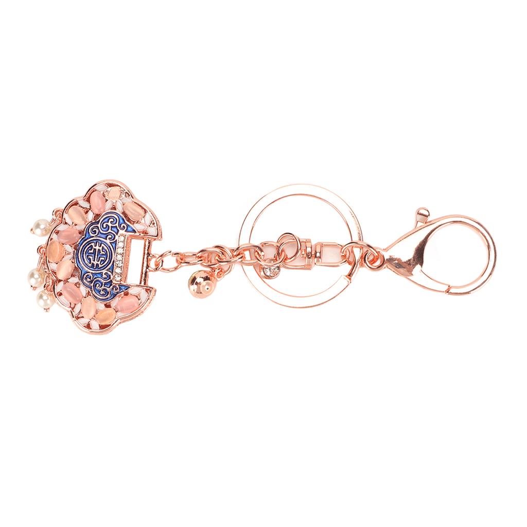 Chinese   Keychain Best  es Zinc Alloy Rhinestone Shinny Fashionable Handbag Key   for Car Decor