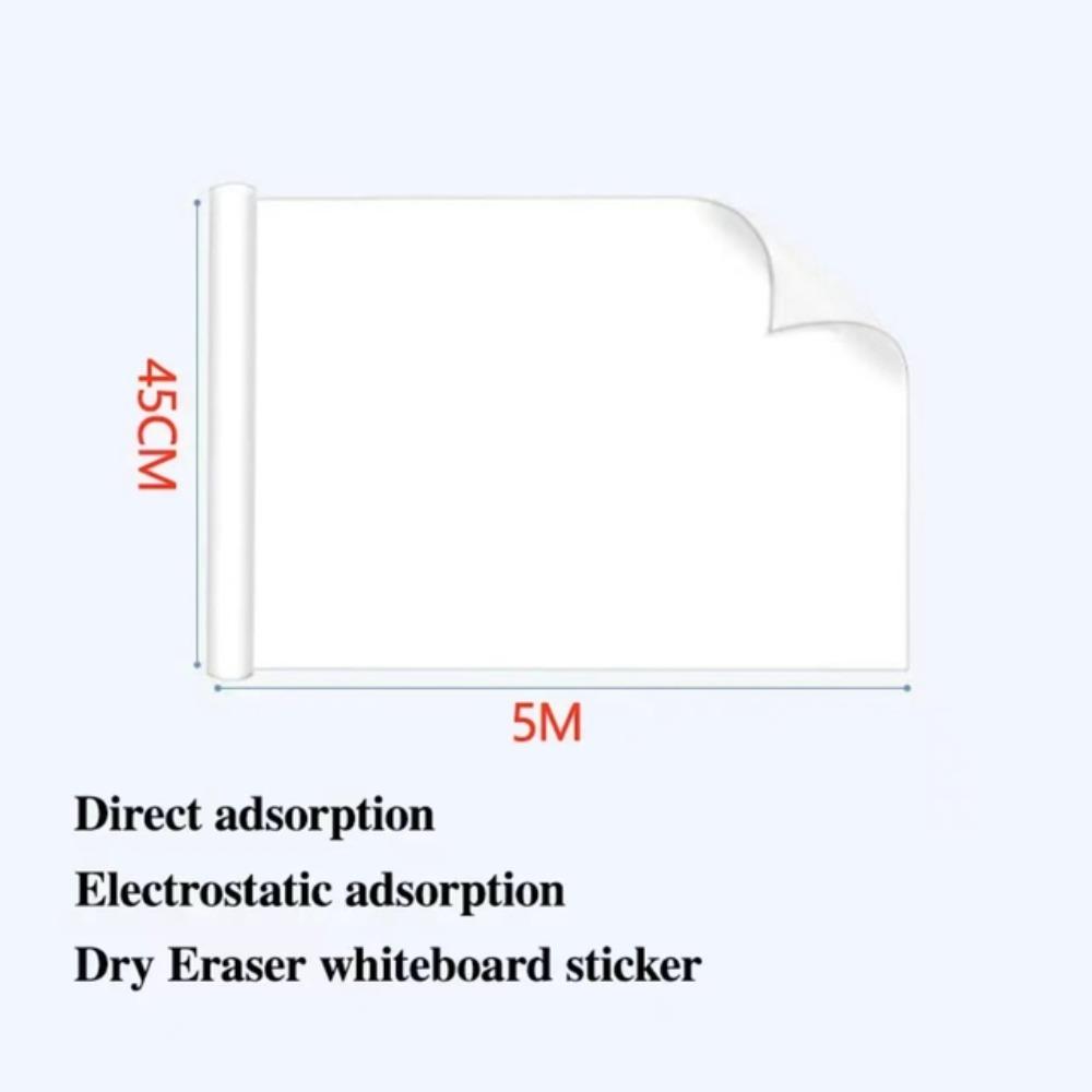 No-Glue Dry Erase Whiteboard PVC Writable Wall Sheet New Whiteboard Wall Sticker Kids Drawing