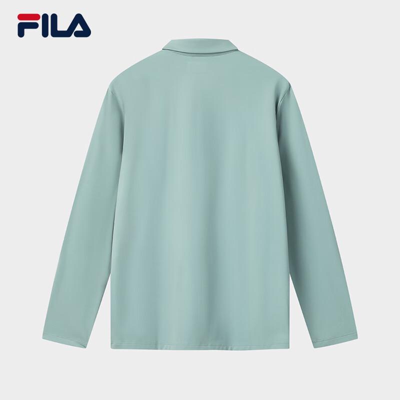 

FILA Men s Long Sleeve Knitted Polo Shirt L
