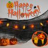 1pc 10/20LED Halloween Pumpkin & Mummy String Lights Battery Operated For Home Bedroom Window Halloween Holiday Party Decoration