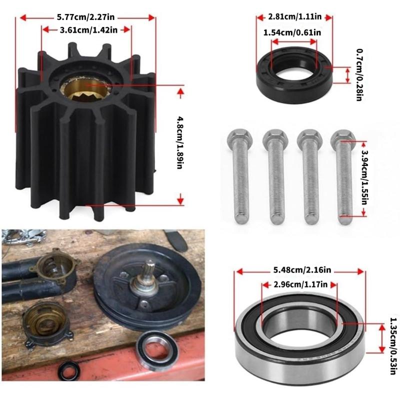 Marine Water Pump Repair Kit 21212799 3812519 for Engines Efficient Cooling Solution 21212798 21212800 21212801 21255090