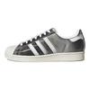 adidas Superstar Silver Metallic Unisex Sneakers Footwear-White Core-Black H00238
