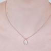 ELLE Jewelry Half Stone Point Necklace ELBRNN233