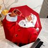Christmas Gift Halloween Theme Bear Truck Coca Cola umbrella is suitable for all seasons, including home travel and outdoor activities Y11