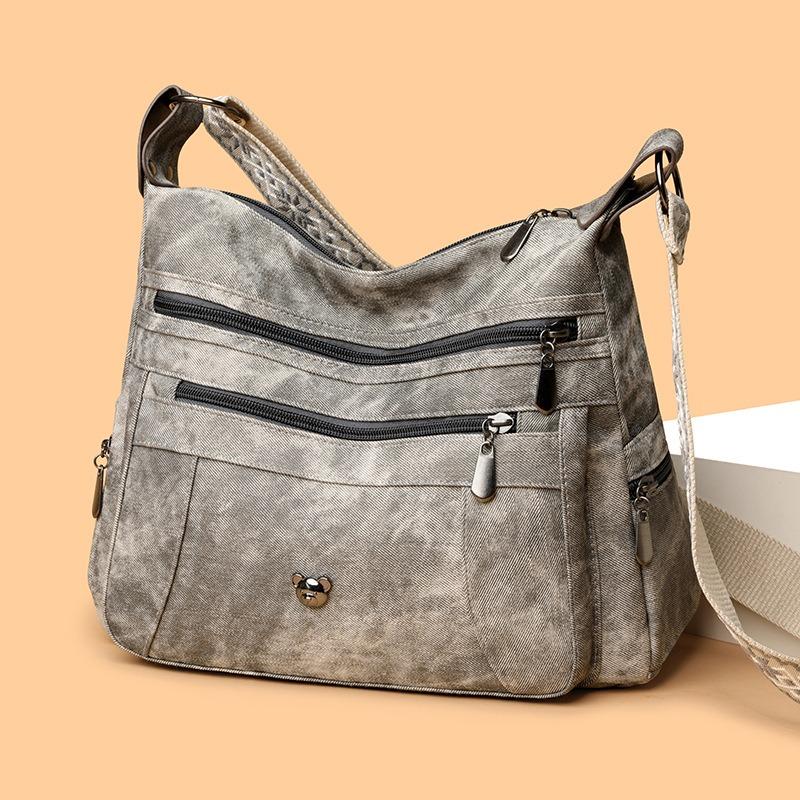 Multi Pocket Versatile Single Shoulder Crossbody Bag