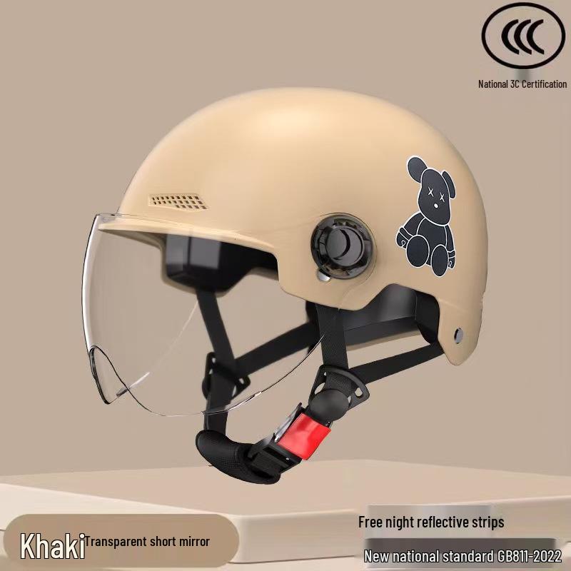 Casco Eléctrico Unisex para Bicicleta y Patinete Certificado 3C, Seguro y Ajustable, Protección Solar, Uso en Todas las Estaciones
