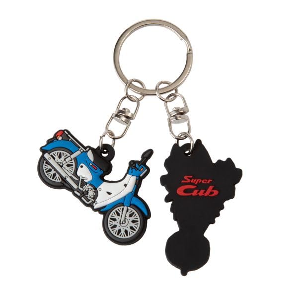 Honda PVC Rubber Keychain SuperCub X Cub Free Size 0SYEP-69B-BF