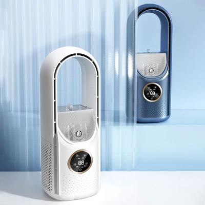 Ventilador Portátil Sem Hélices com 6 Velocidades e Névoa Ventilador de Refrigeração Pessoal Temporizador de 6H Ventilador de Mesa Silencioso para Casa Escritório Quarto