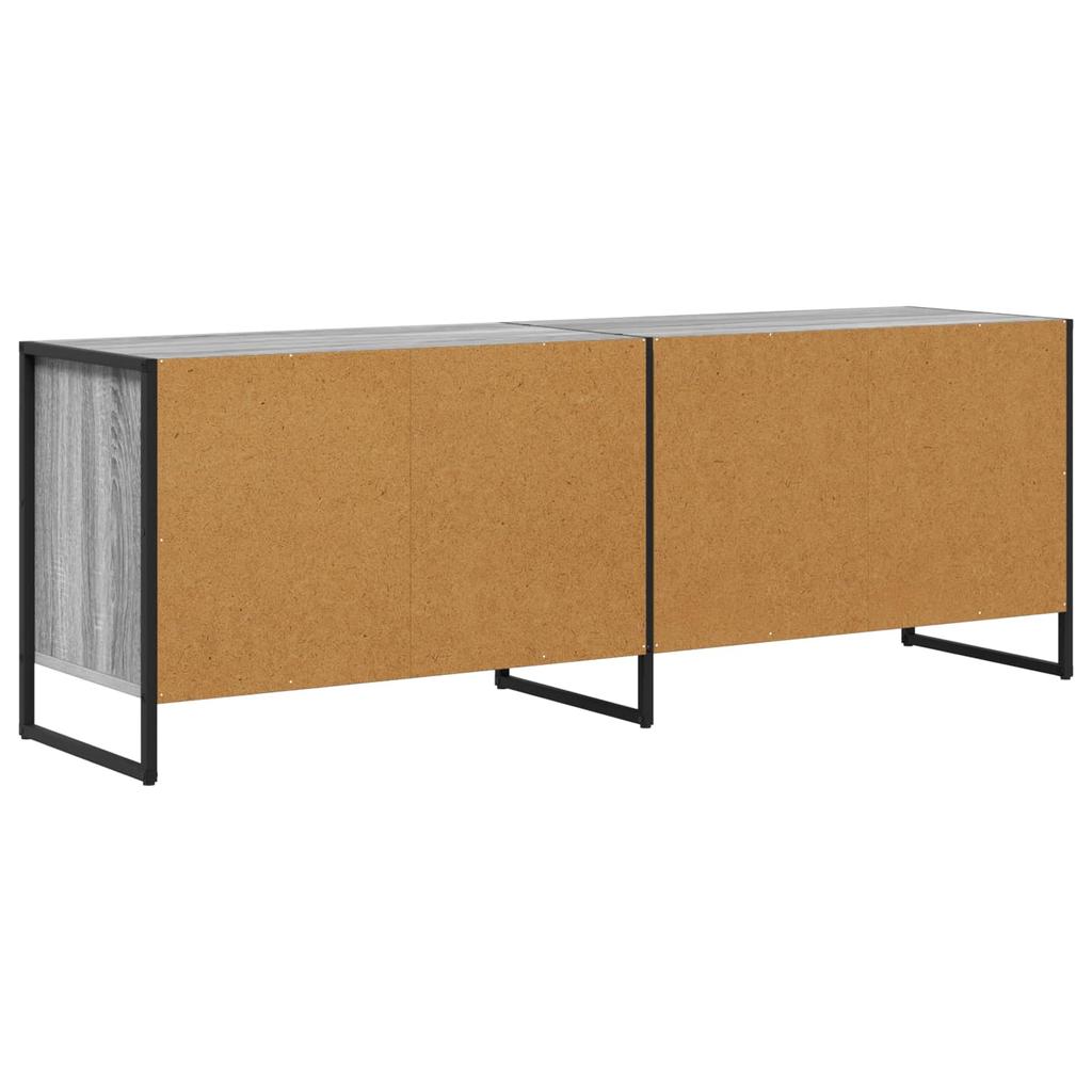 TV Stand in Grey Sonoma 140 x 36 x 49.5 cm Particleboard