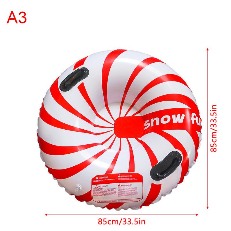 Ski Ring Thicken Inflatable Pvc Sledding Tube Snow Tubing Winter Snow Tube With Handle Winter Outdoor Sports Equipment A3