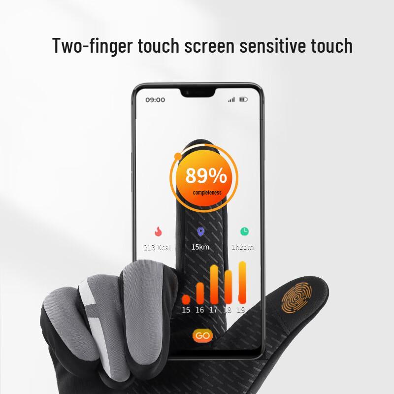 Woodpecker Men's Winter Thermal Cycling & Outdoor Touchscreen Gloves
