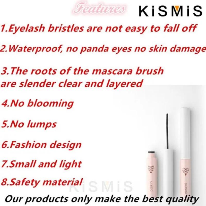 2 ks Ultrajemná malá hlavička kartáčku Řasenka Prodlužující Černá 3D Řasy Prodloužení Řas Oční Řasy Dlouhotrvající Černá Barva Řasenka