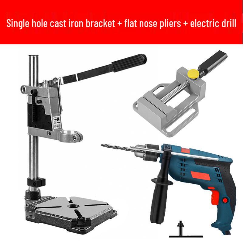 Industrial Grade Handheld Drill Press Stand: Multifunctional High-Precision Workbench for Electric Drills.