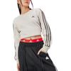 adidas Fleece Thick Casual Sports Crewneck Sweatshirt Women Sweatshirt Phosphor-Brown IY1705